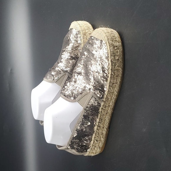 Baldinini Trend Sequined Slip-on Loafers Size EU 40, US 10 - Picture 1 of 13